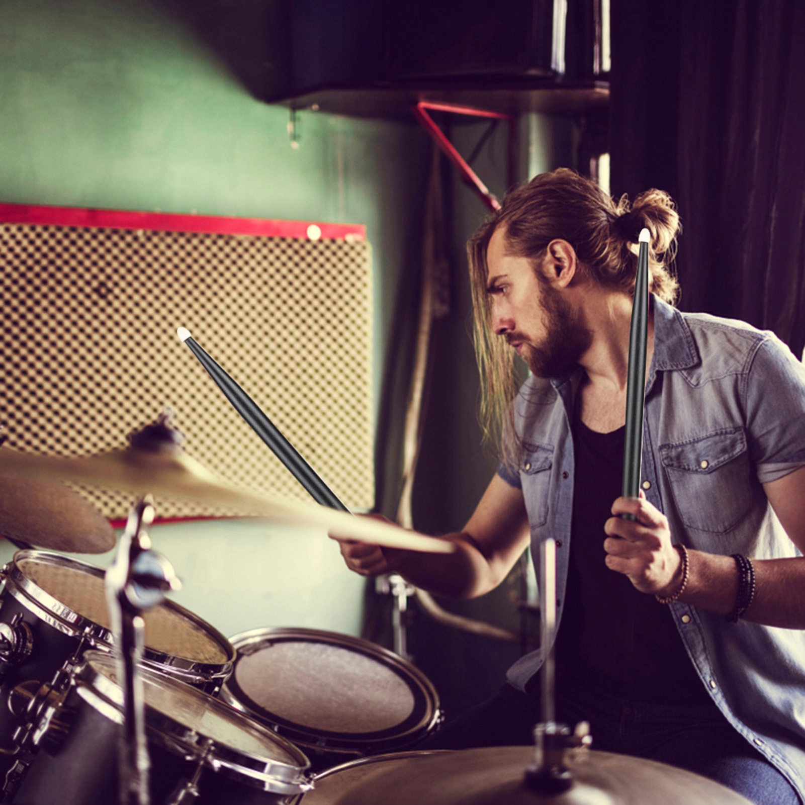 1 PARA PAŁECZKI PERKUSYJNE 5A 40CM Marka inna