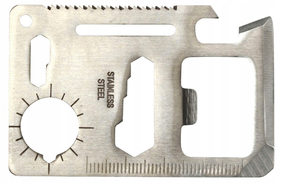 S1P64 PRZETRWANIA SURVIVAL CARD NÓŻ TOOL KARTA PRZ Model DBA-S1P64