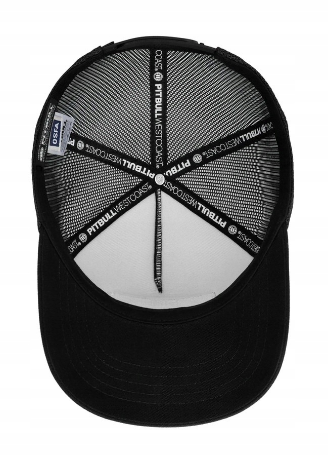 CZAPKA Z DASZKIEM MĘSKA DAMSKA PIT BULL SPORTOWA BEJSBOLÓWKA PITBULL Kolor czarny