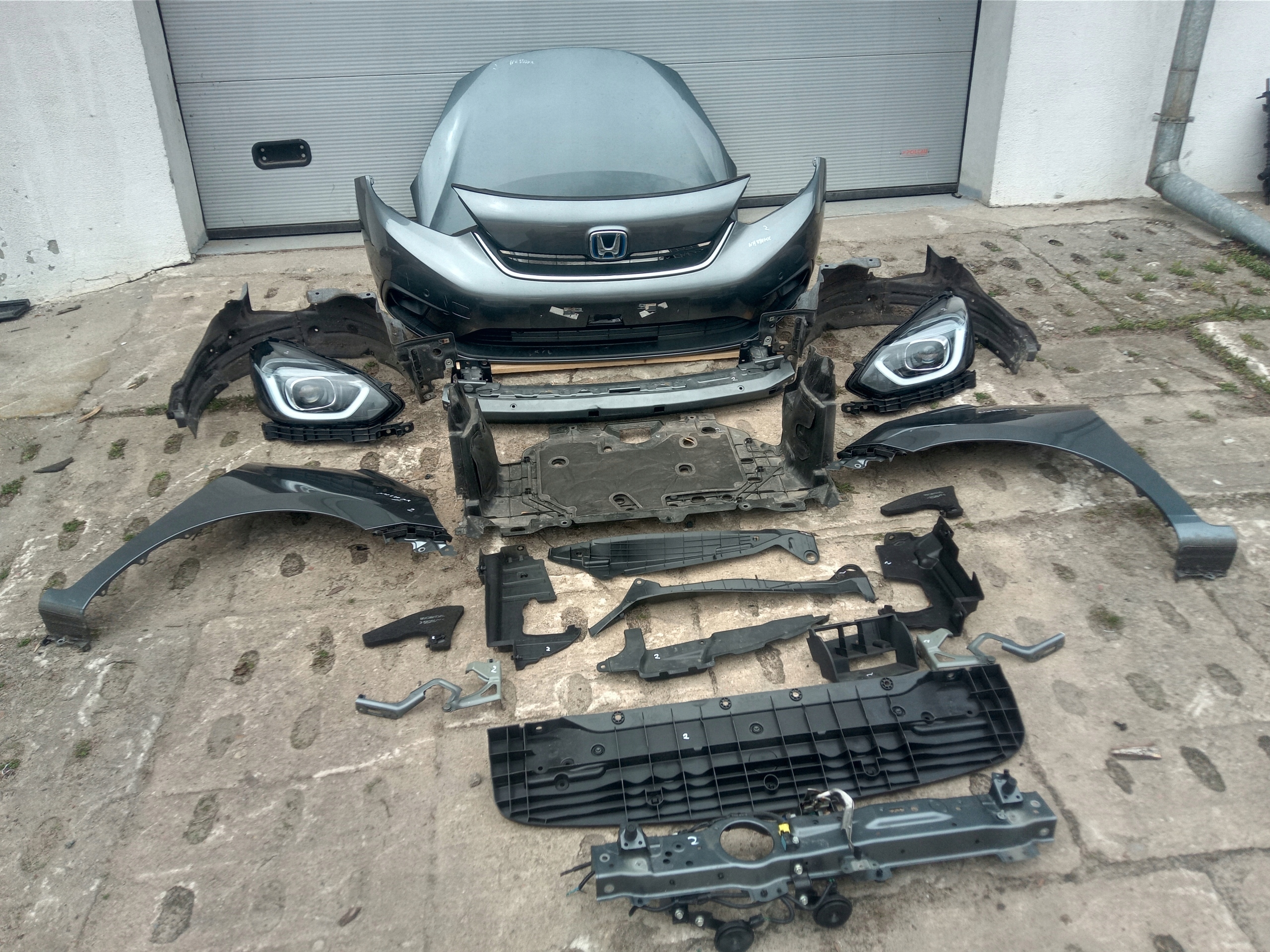 HONDA JAZZ В ПЕРЕД КАПОТ БАМПЕР КРЫЛЬЯ ФАРЫ