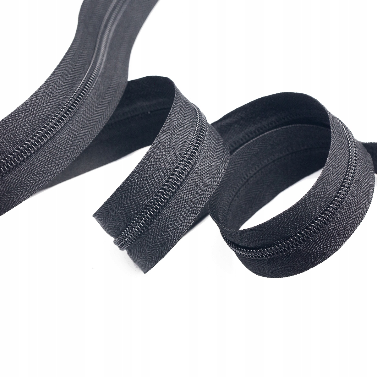 Páska zipová černá 5mm/200mb