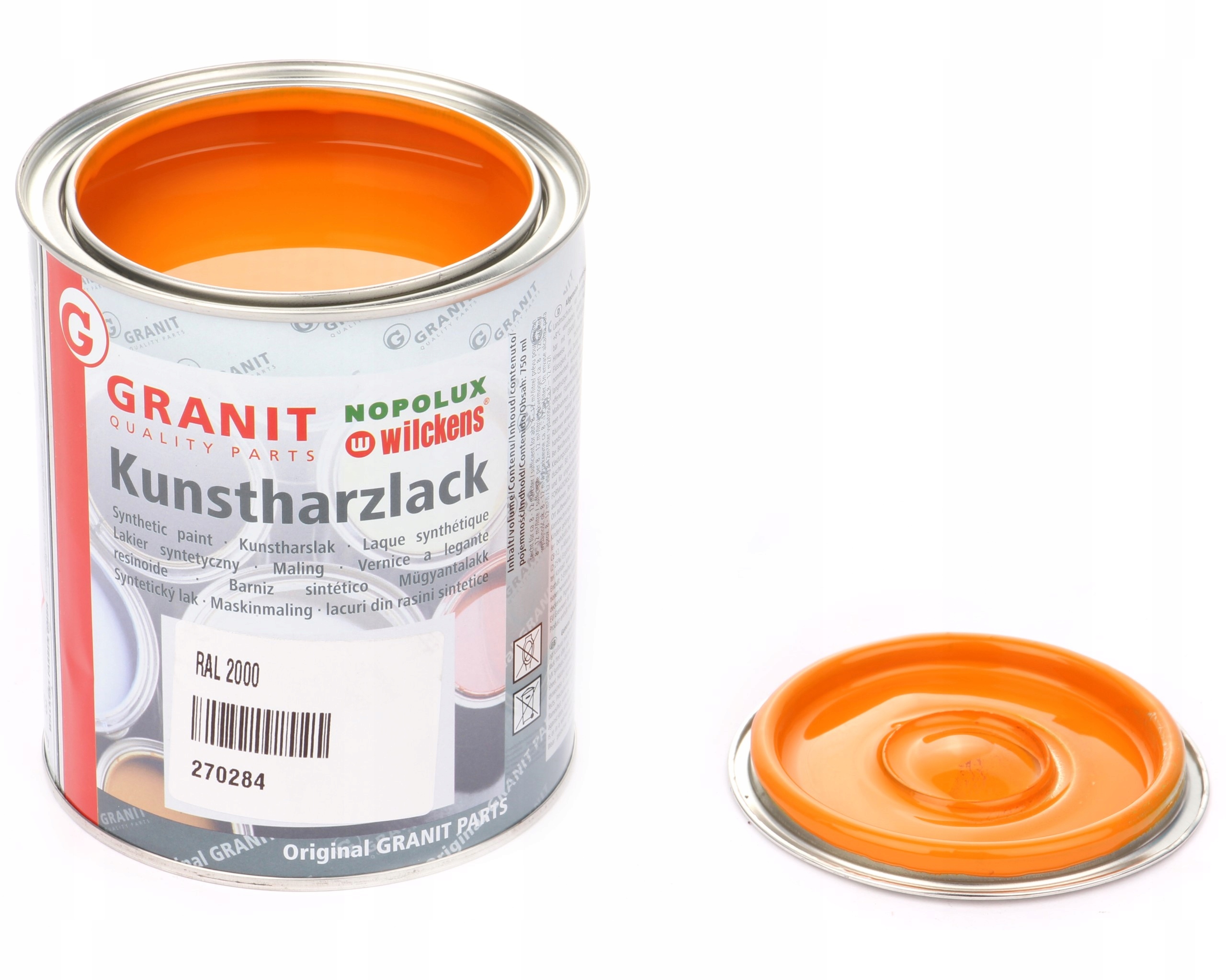 lak, barva strojů RAL2000 2,5l Wilckens Granit