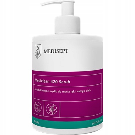 

Mediclean MC 420 Scrub Mydło 500ml Antybakteryjne