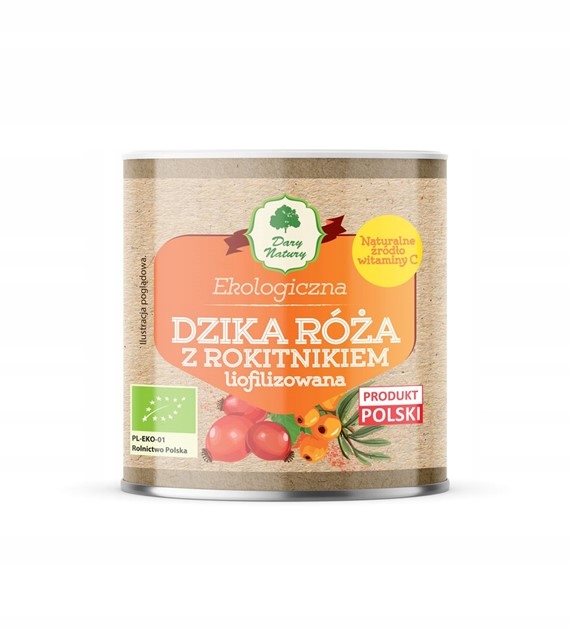 Šípková Růže S Rakytníkem Lyofilizovaná Prášková Bio 70 g Dary Natury