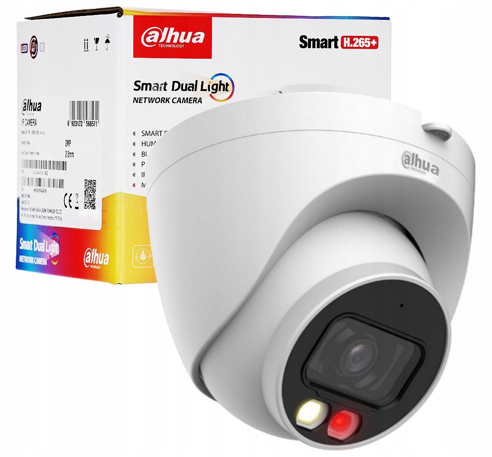 Ip kamera Dahua IPC-HDW1439V-A-IL 4Mpx Dual Light PoE Nová