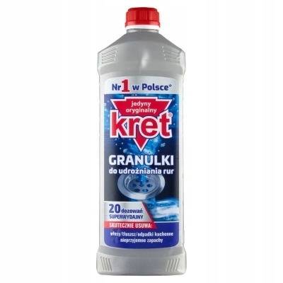 

udrażnianie do rur kret granulki 800g