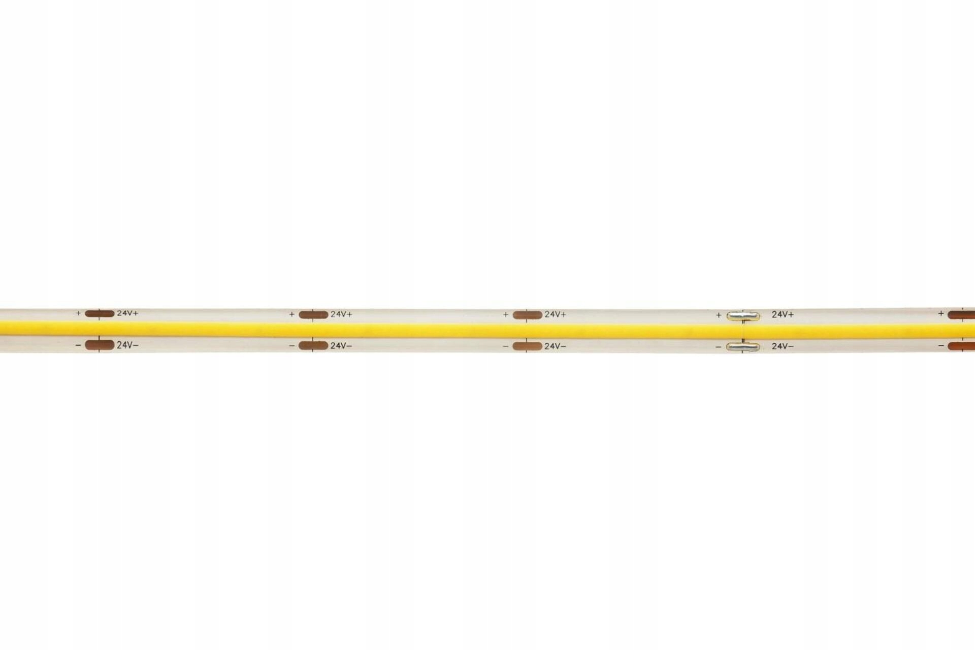 Light Impressions Deko-Light flexibilný Led pásik COB-24V-3000K-5m-Silikón