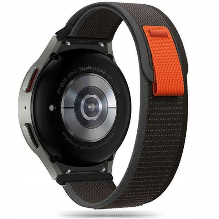 Tech- Protect Nylon Samsung Galaxy Watch 4 5 5 Pro 6 7 Fe Black/ Orange