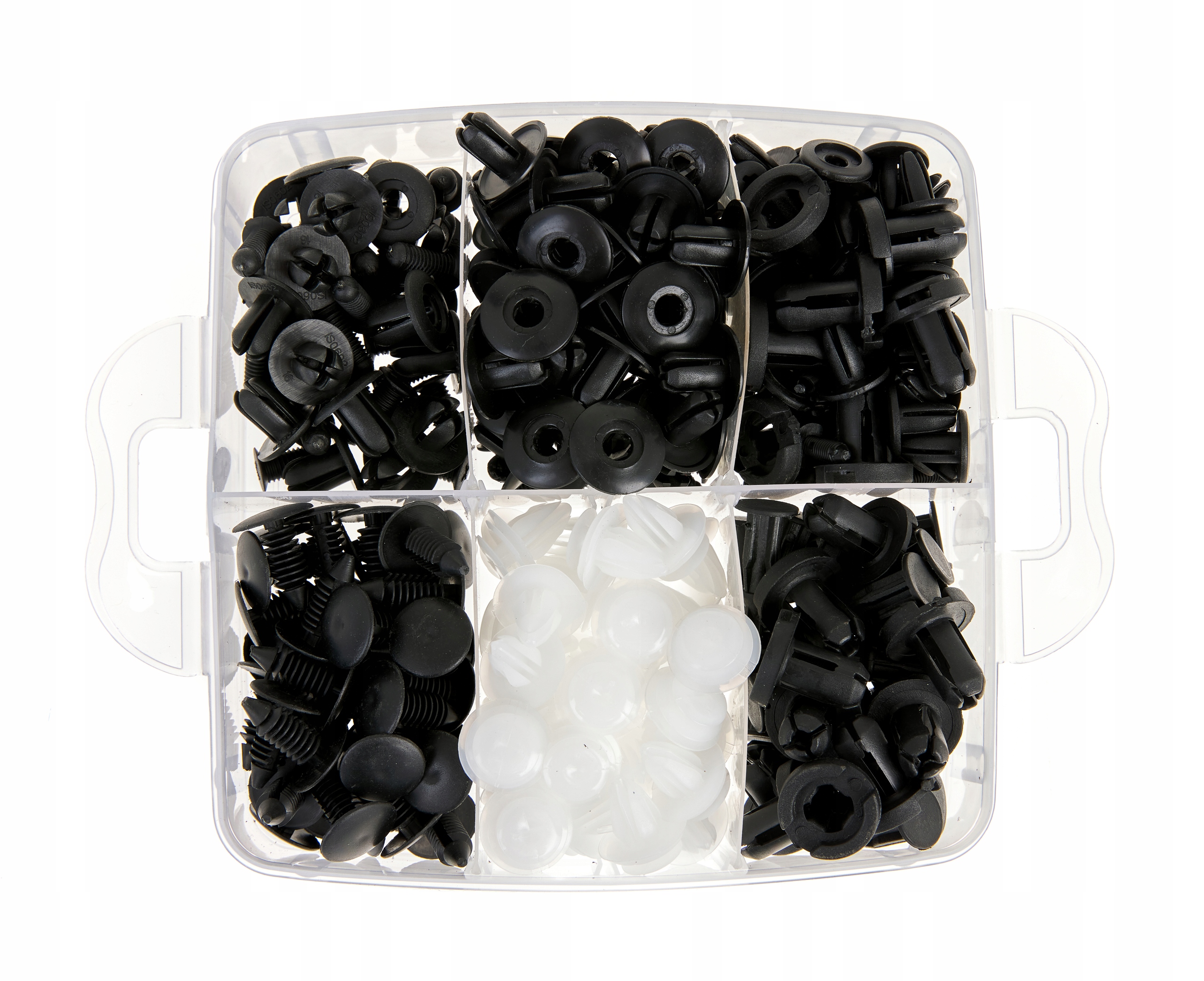 ZESTAW SPINEK KLIPSÓW SAMOCHODOWYCH 200 SZT. + ŚCIĄGACZ SPINEK TAPICERKI Marka Falcon