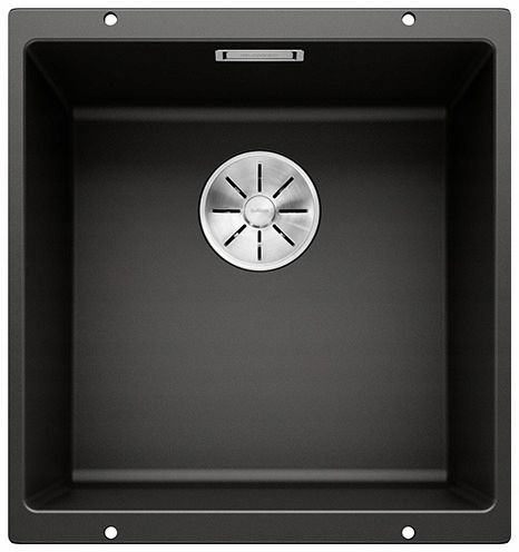 Zlew Blanco Subline 400u czarny 525990 + syfon