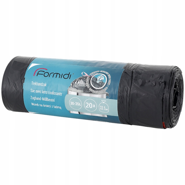 

Worki na śmieci Bardzo Mocne Formidi 30-35l 20szt