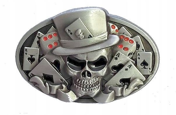 

Lucky 13 skull karty odznaka pins przypinka wpinka