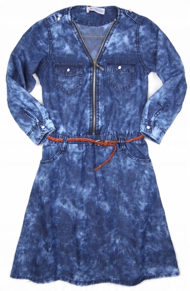 

Sukienka cienki jeans 67 Splash 8Y marmurek