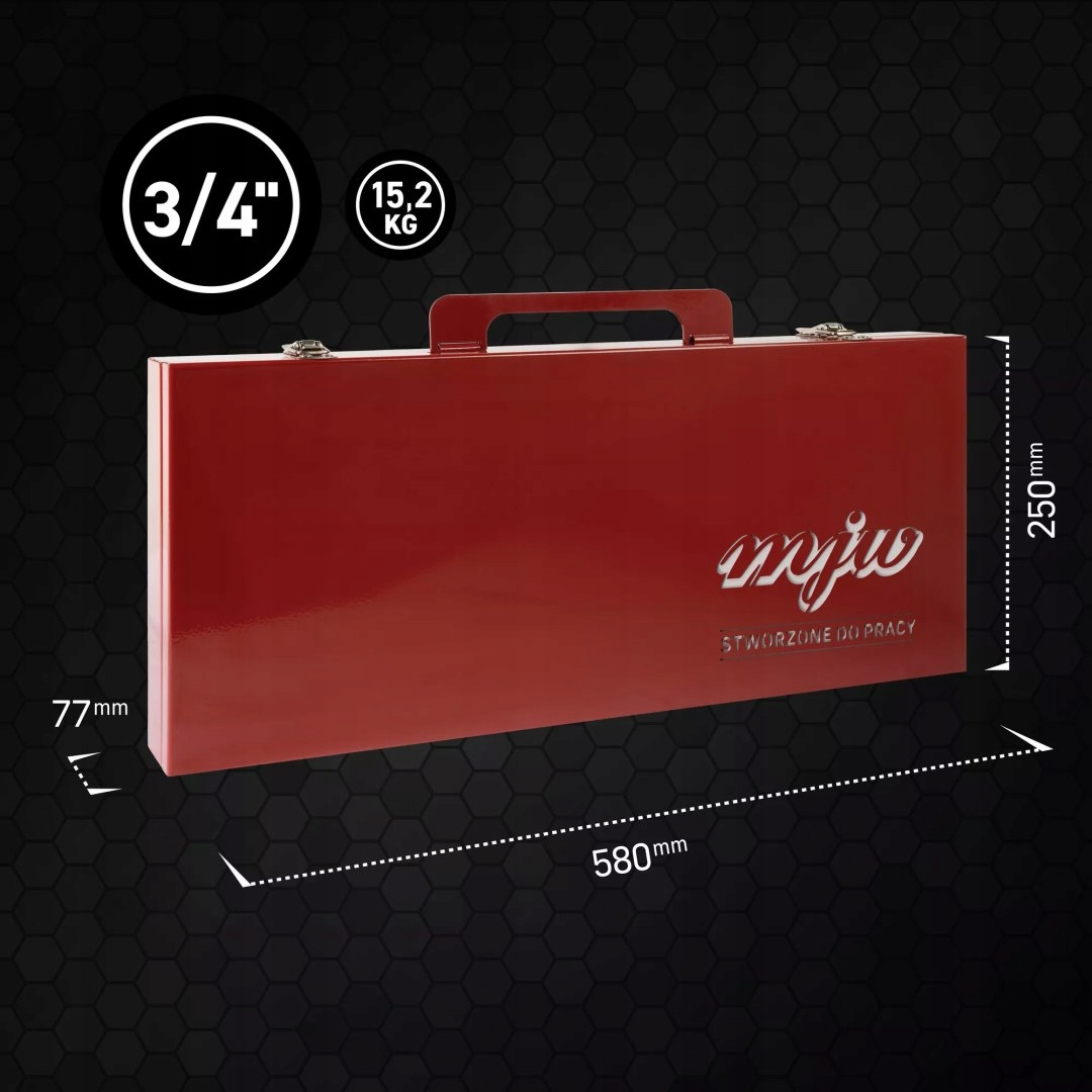 ZESTAW NASADEK 3/4" Z GRZECHOTKĄ Stan opakowania oryginalne