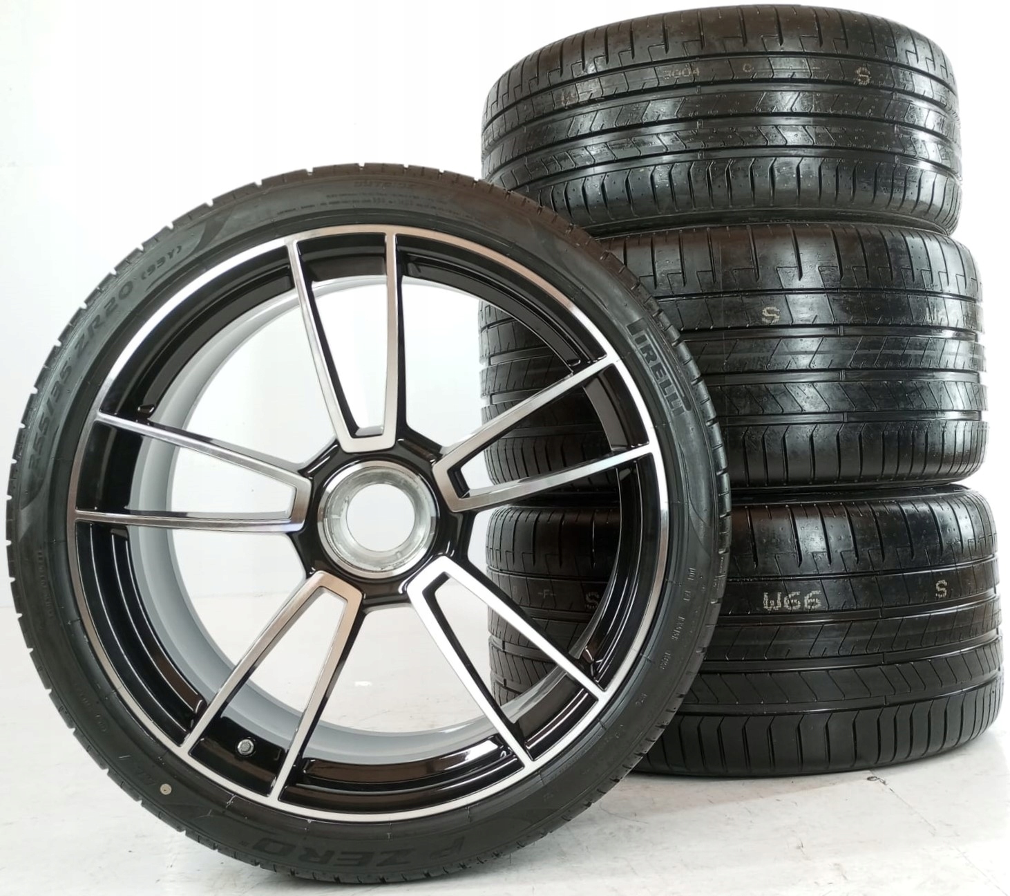 KOŁA LETNIE PORSCHE 911 991 992 TURBO S CENTRAL LOCK ORYGINAŁ 20 21 CALI Marka Pirelli