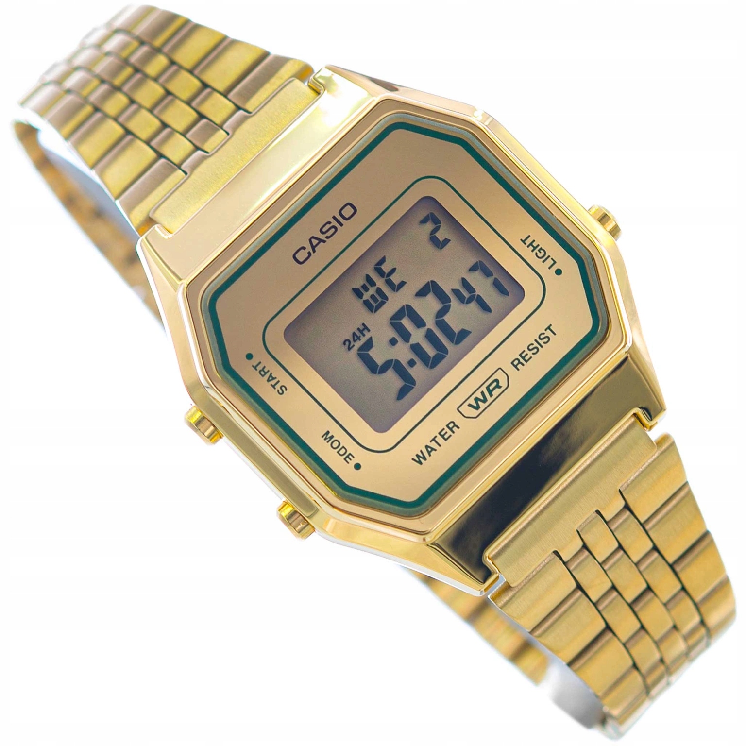 Dámské Hodinky Casio LA680WEGV-9AEF Zlaté Na Vintage Retro Náramku