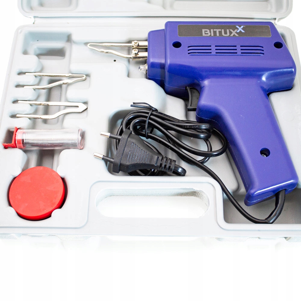 Pistolet lutowniczy lutownica transformatorowa 6el Zasilanie sieciowe