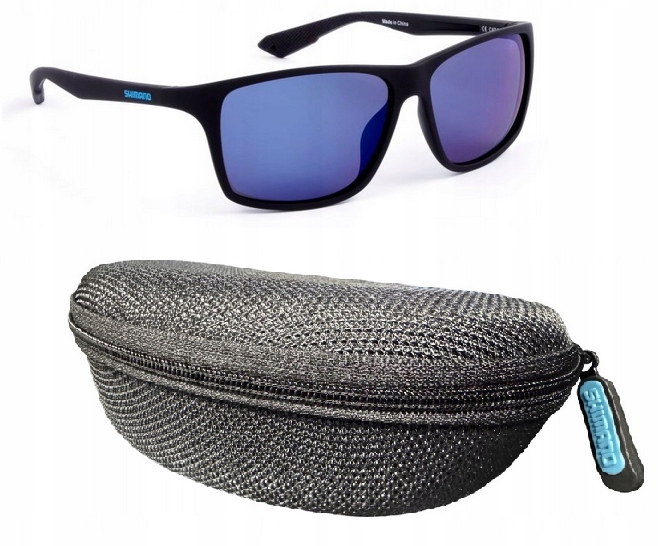Shmmcmbbm Shimano Polarizační brýle Technium Matte Black & Blue Mirror
