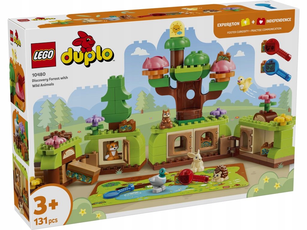 Lego 10480 Duplo Les objevitelů s divokými zvířaty