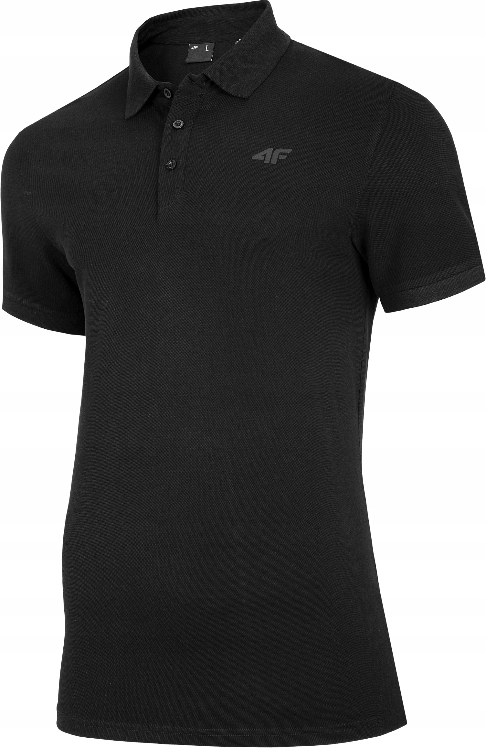 

T-shirt koszulka męska polo 4F TSM008 czarna L
