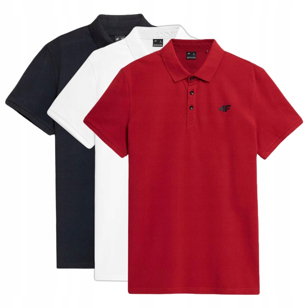 

4F Zestaw Koszulek Męskich Polo M039 Rozmiar L