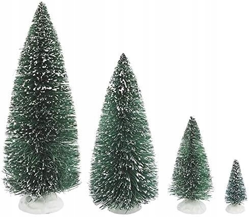 Vánoční Set 21 Mini Zasněžený Vánoční Stromek Ozdoba Dekorace Od 7 Do 22 cm