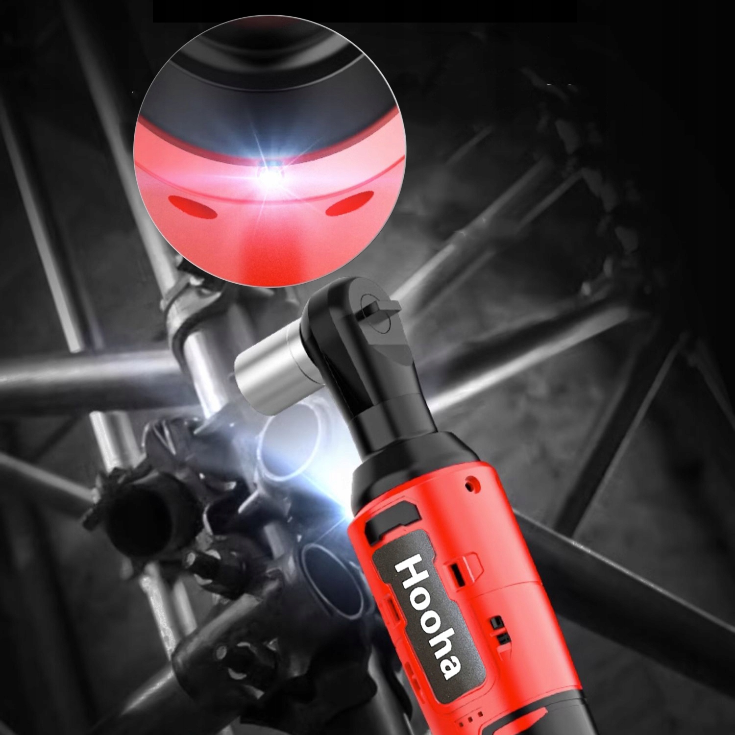 KLUCZ UDAROWY ELEKTRYCZNY SIECIOWY GRZECHOTKA UDROWY BEZSZCZOTKOWA 3/8'' Prędkość obrotowa 230 obr./min