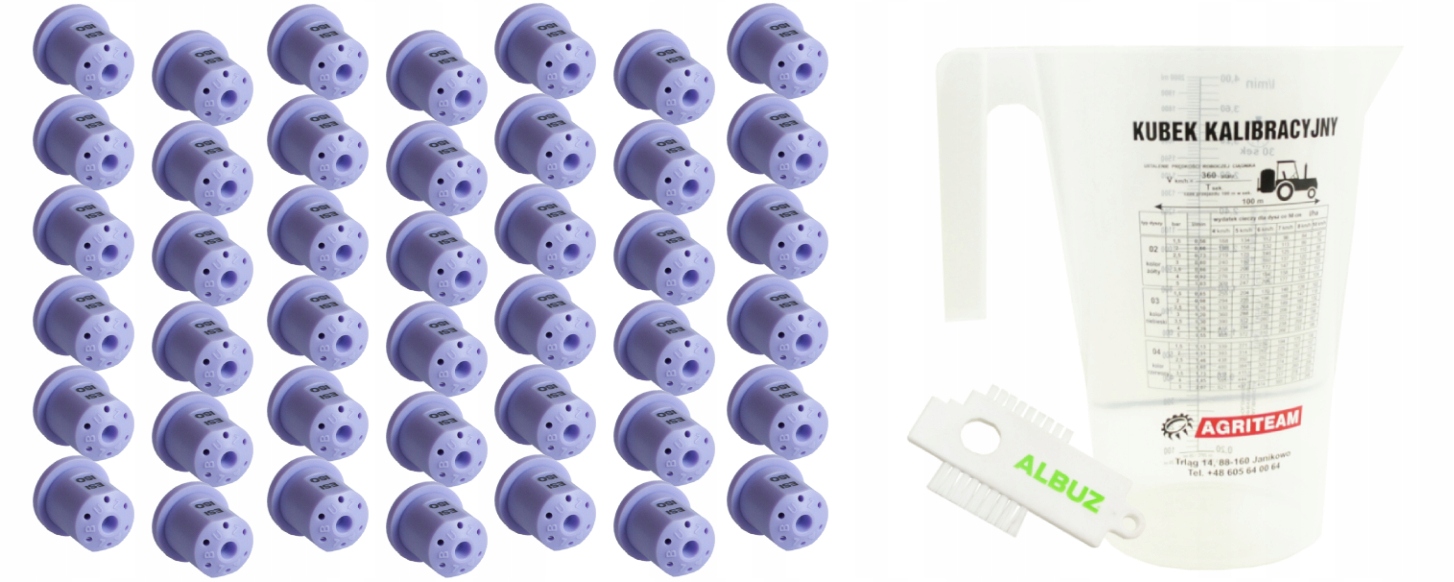 025 - КОМПЛЕКТ НАСАДОК ДЛЯ БАЛКИ 21M ESI 110 25 ALBUZ + БЕЗКОШТОВНО