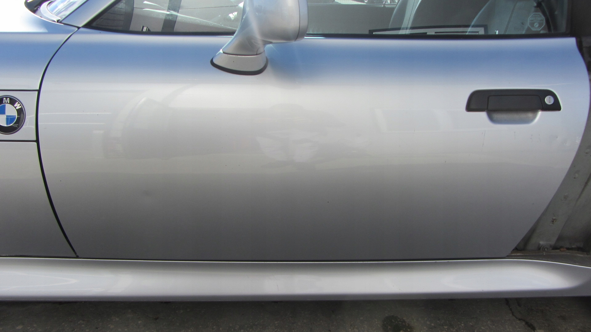 BMW Z3 E36 DOOR LEFT FRONT SILVER ORIGINAL 354 TITAN SILBER 0307023