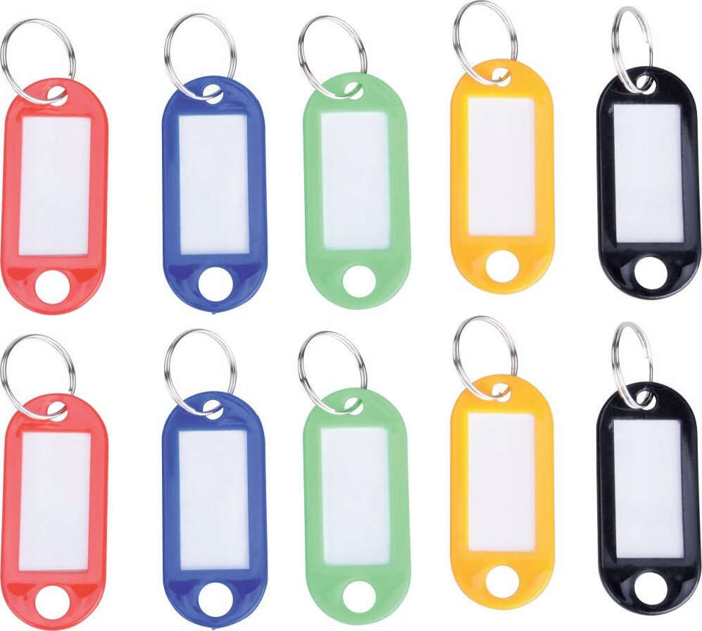 BRELOK BRELOCZEK ZAWIESZKA DO KLUCZY MIX 50SZT x2