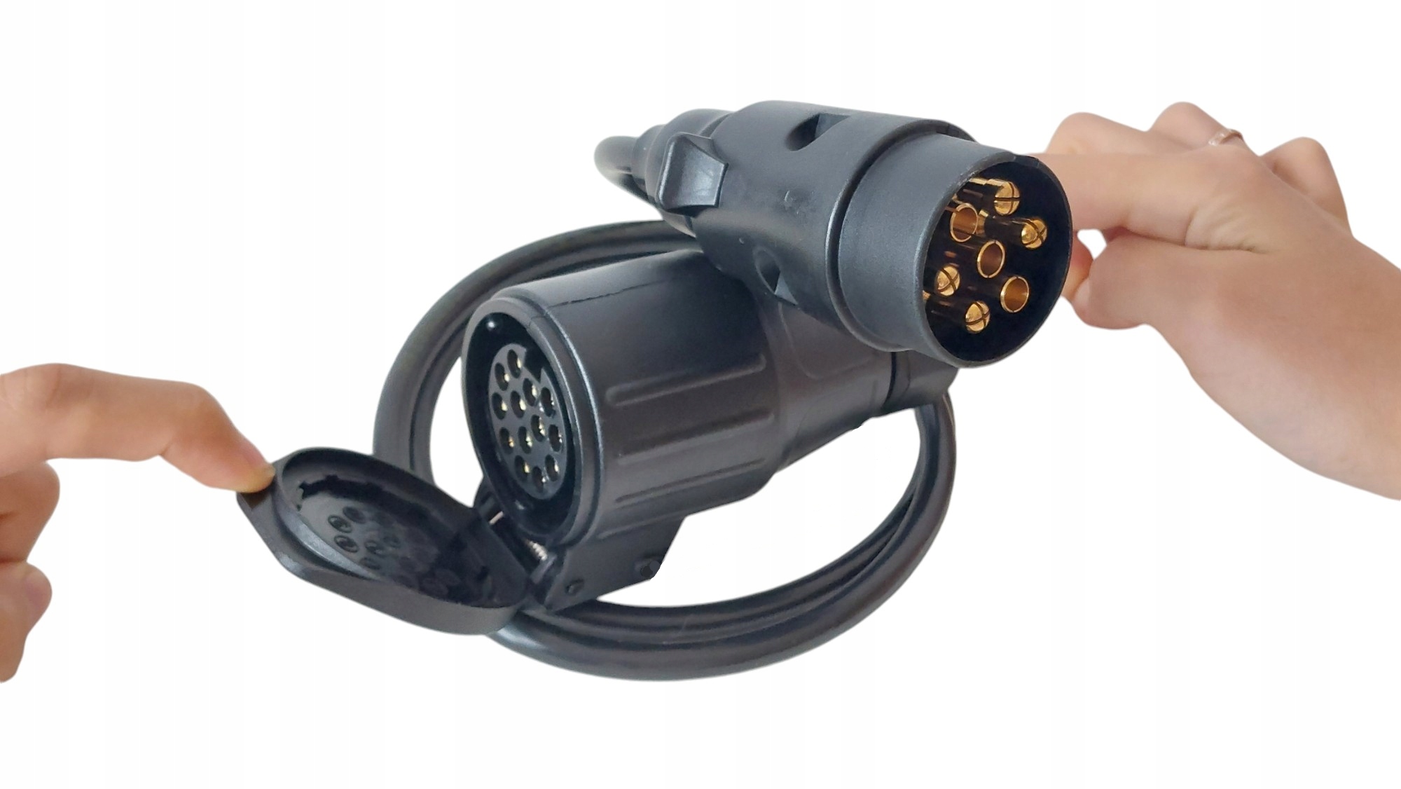 Adapter Przejściówka Przyczepy 7 na 13 pin 7/13 Kabel Hak redukcja gniazdo