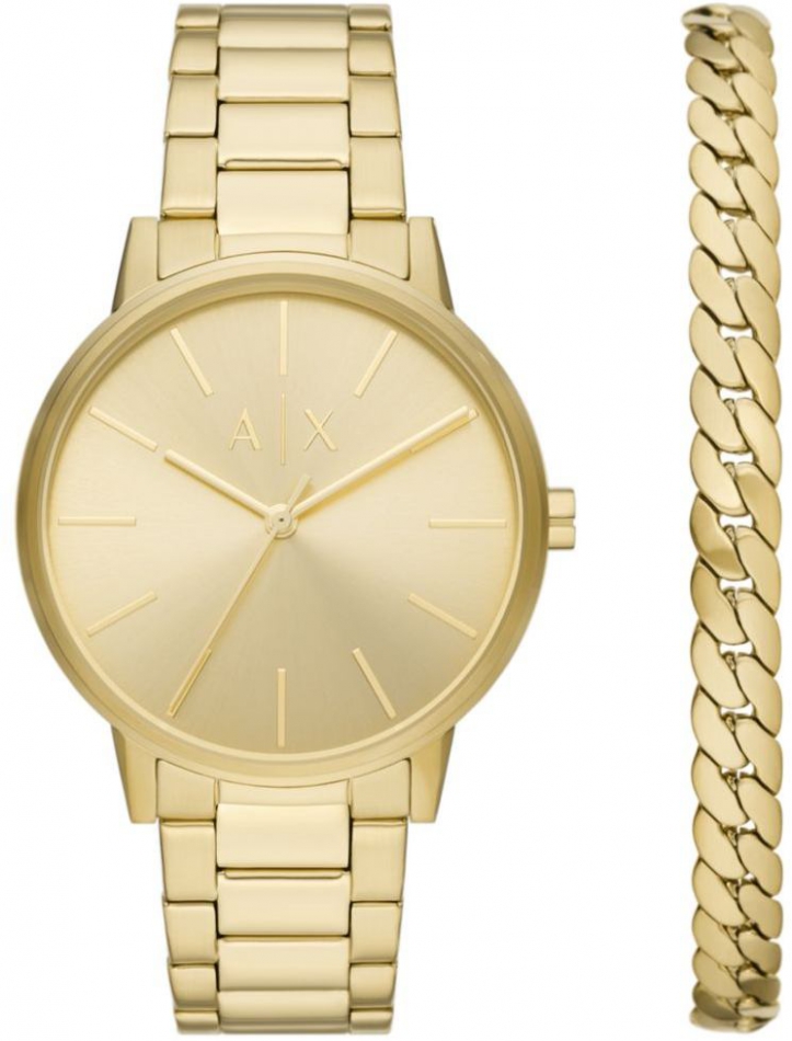 Sada pánská Armani Exchange AX7144SET zlatá fashion