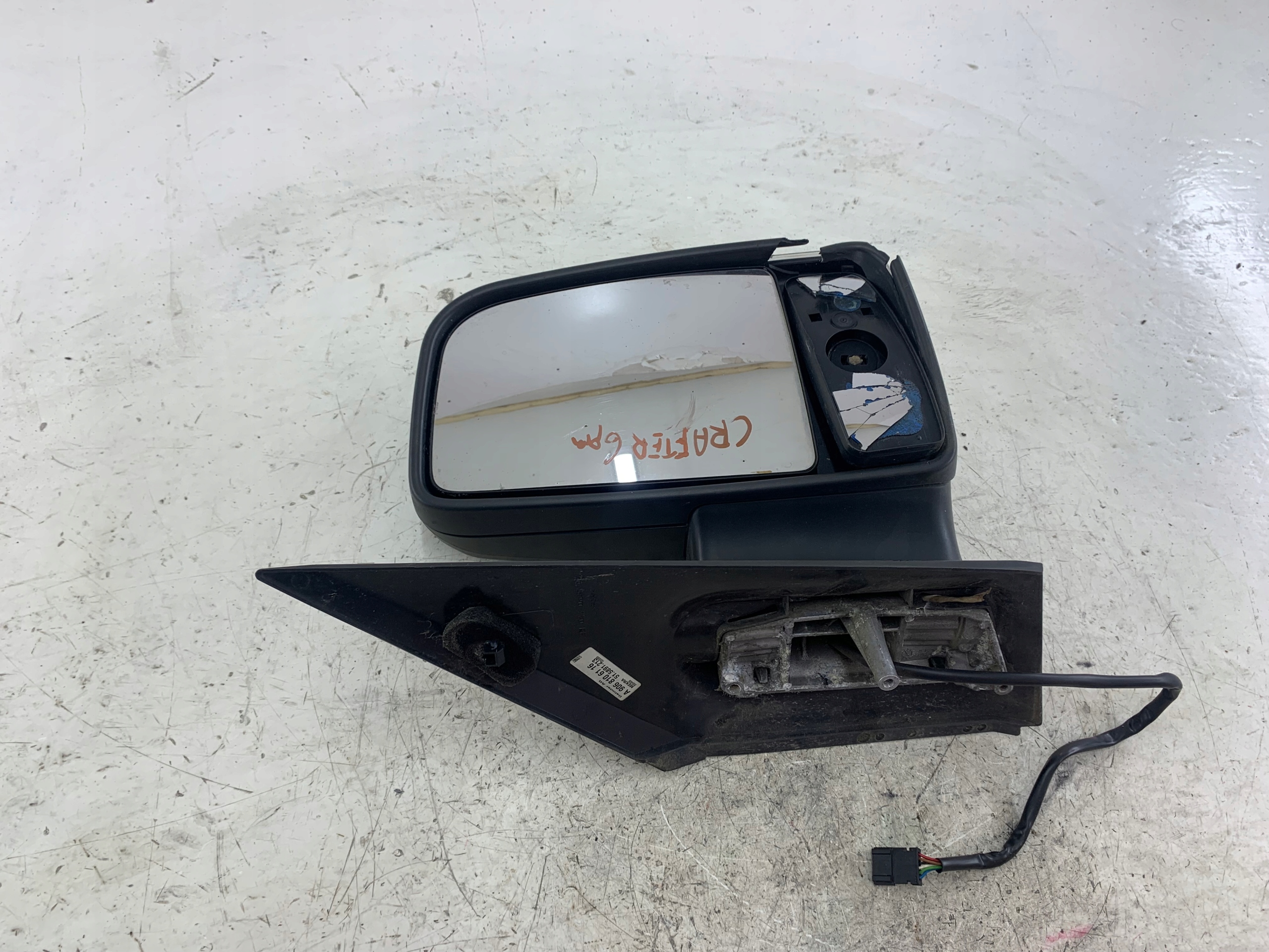 VW CRAFTER e SPRINTER 906 specchietto retrovisore destro 6 PIN nero