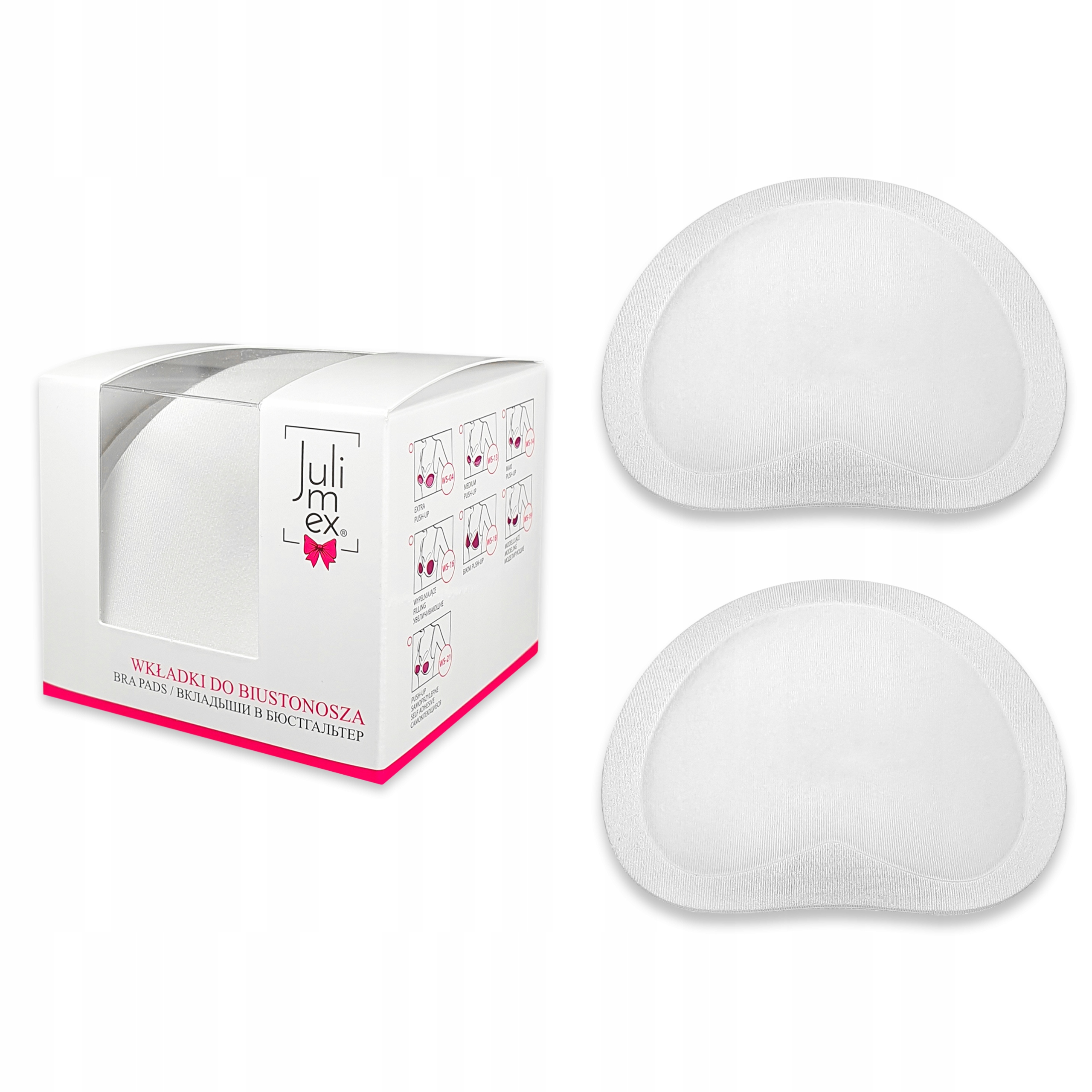 

Wkładki samoprzylepne WS-21 Push-up Julimex Biały