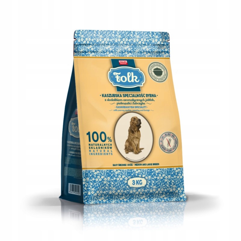 Folk karma sucha ryba 3 kg
