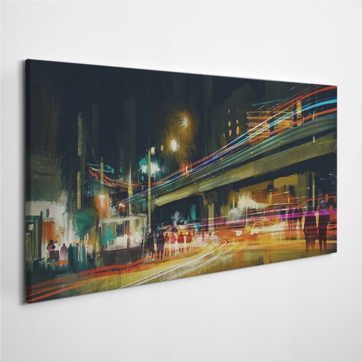 

Obraz na płótnie na ścianę Miasto Noc Ulice 120x60