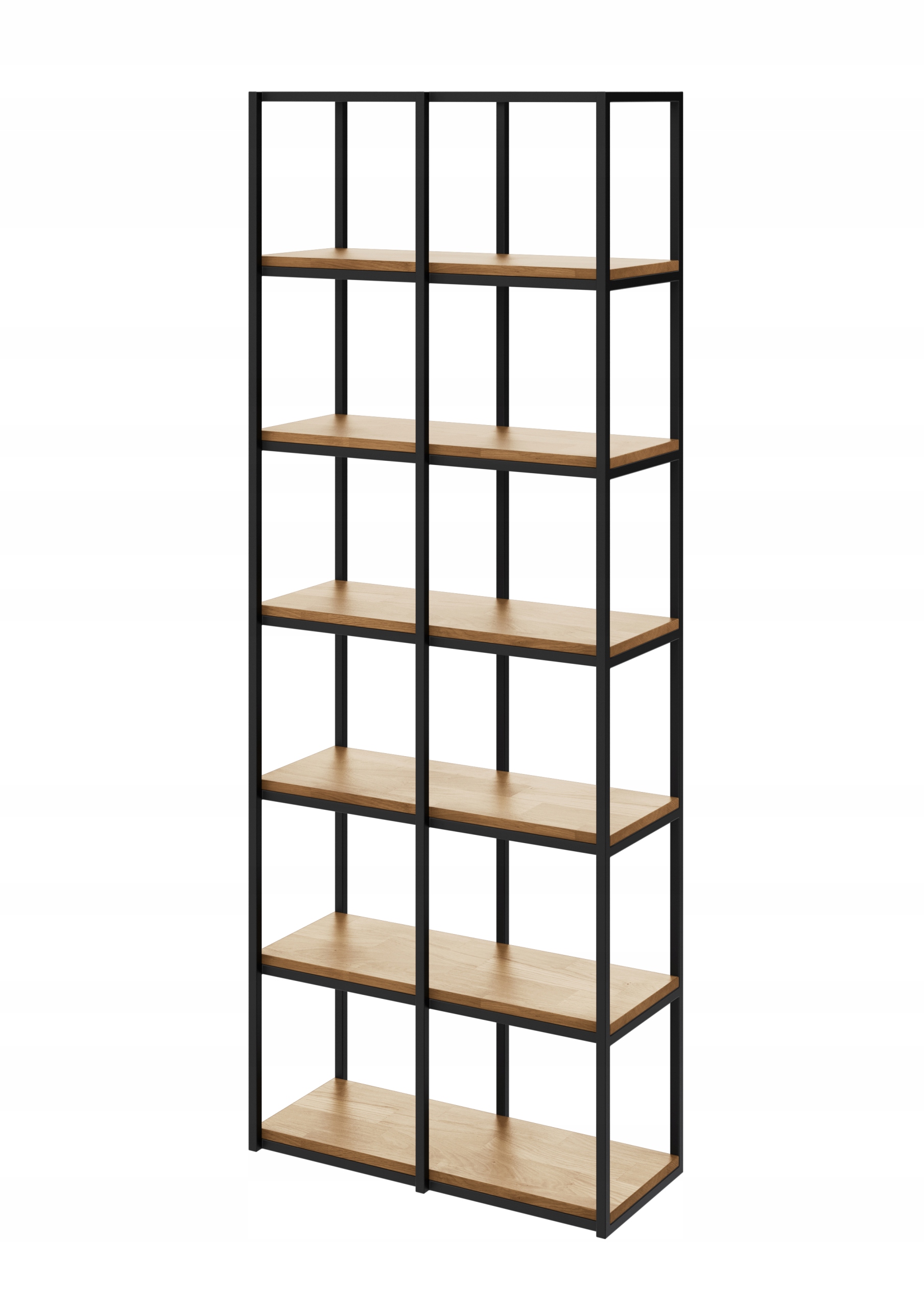 Regál Wood Box 212x80 Loft na knihy