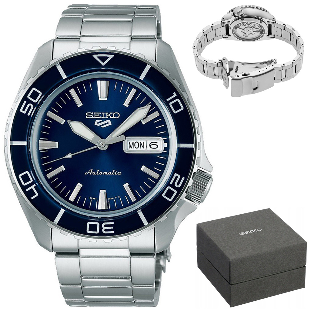 Zegarek Męski Seiko 5 Sports SRPK97K1 Automatic 10ATM Retro Rally Diver