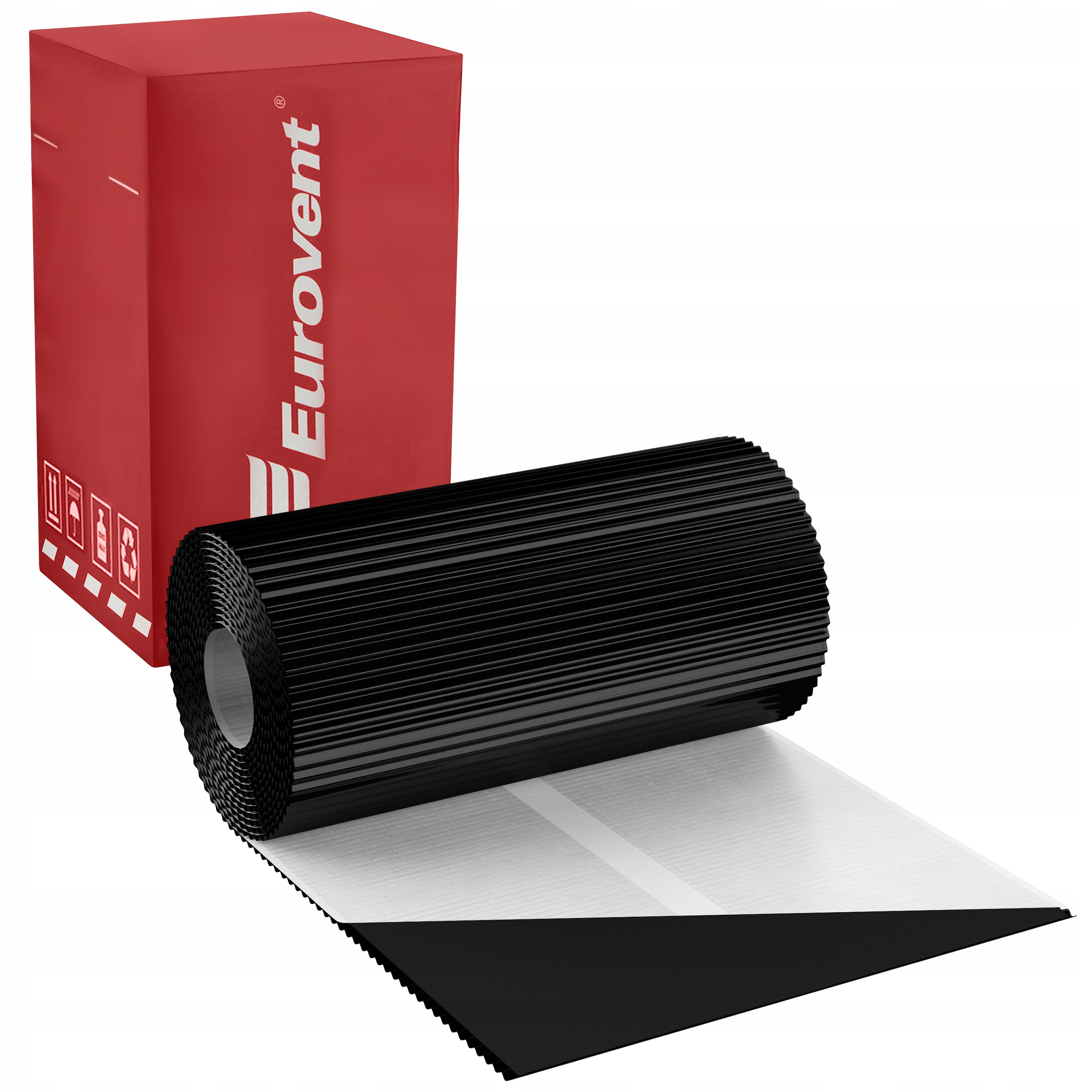 Hliníková komínová páska 5 m Ral 9005 Eurovent Flex Standard