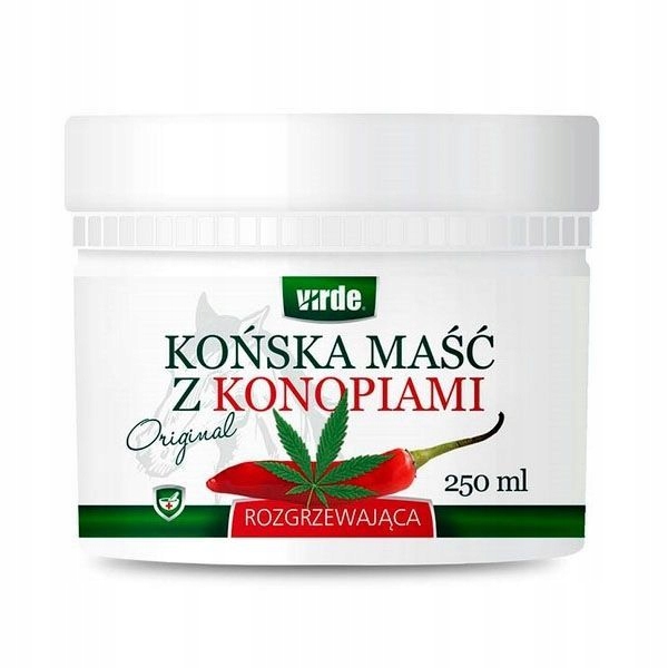 

Końska Maść rozgrzewająca z Konopiami 250ml Virde