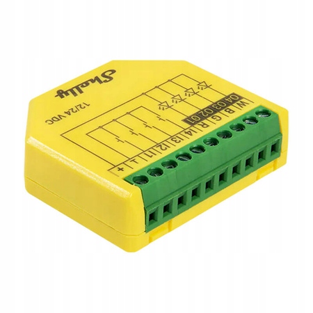 Ovladač Led pásků Shelly Plus Rgbw Pm WiFi/Bluetooth