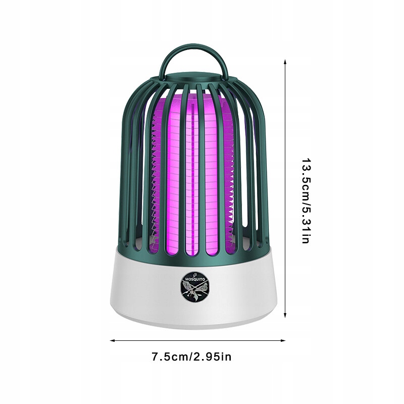 LAMPA OWADOBÓJCZA UV 2W1 NA KOMARY ĆMY MUCHY OWADY ELEKTRYCZNA PUŁAPKA Stan opakowania oryginalne