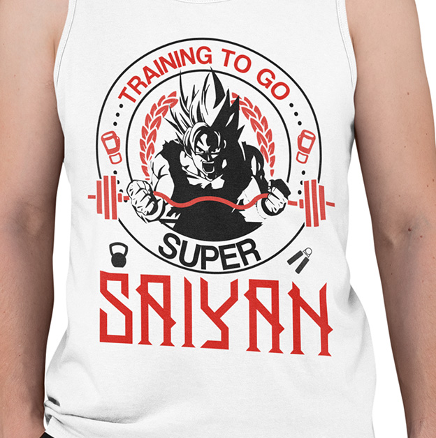 TANK TOP DRAGONBALL SAIYAN Marka inna