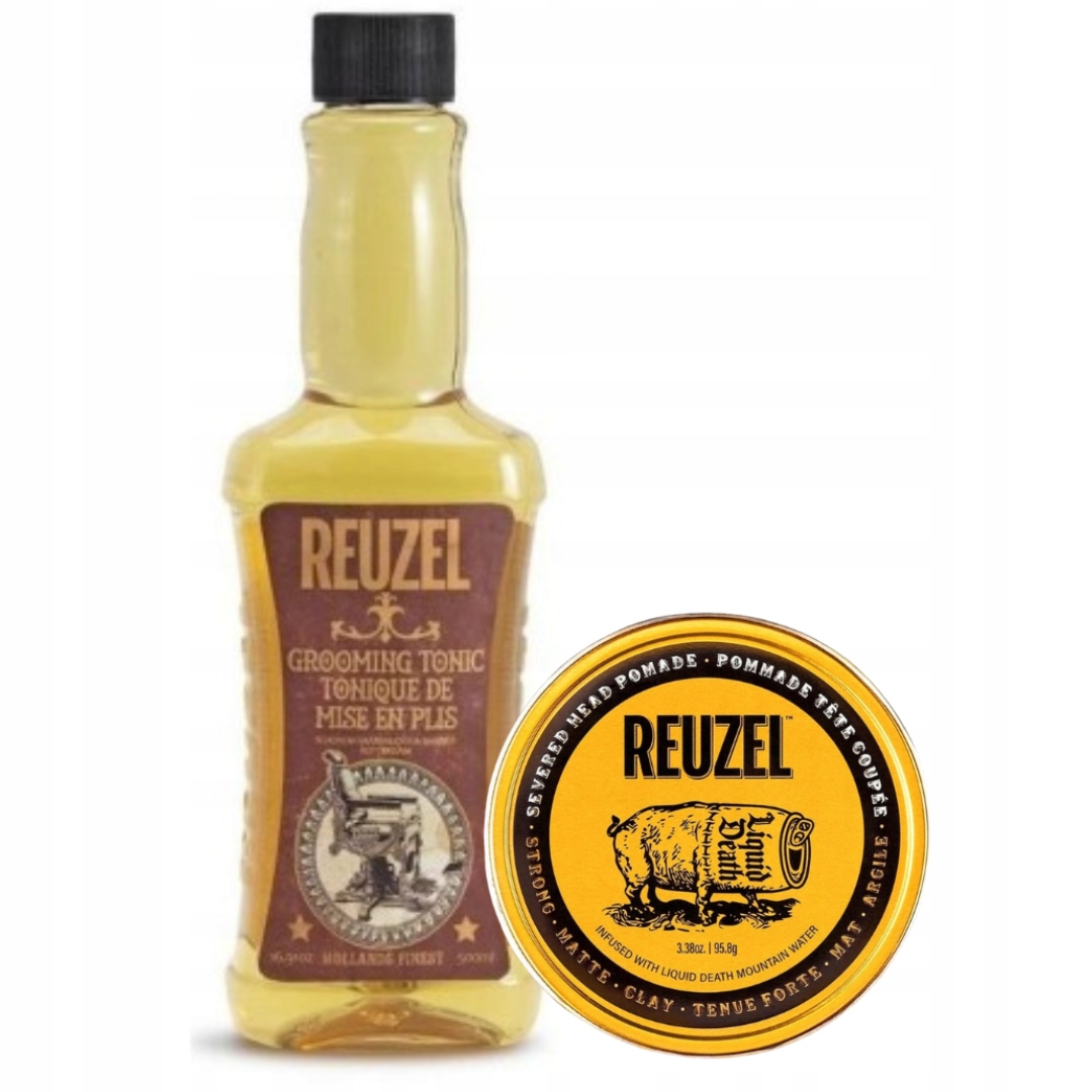 Reuzel Severed Head Clay Pomada 95g Hair Grooming Tonic 500ml