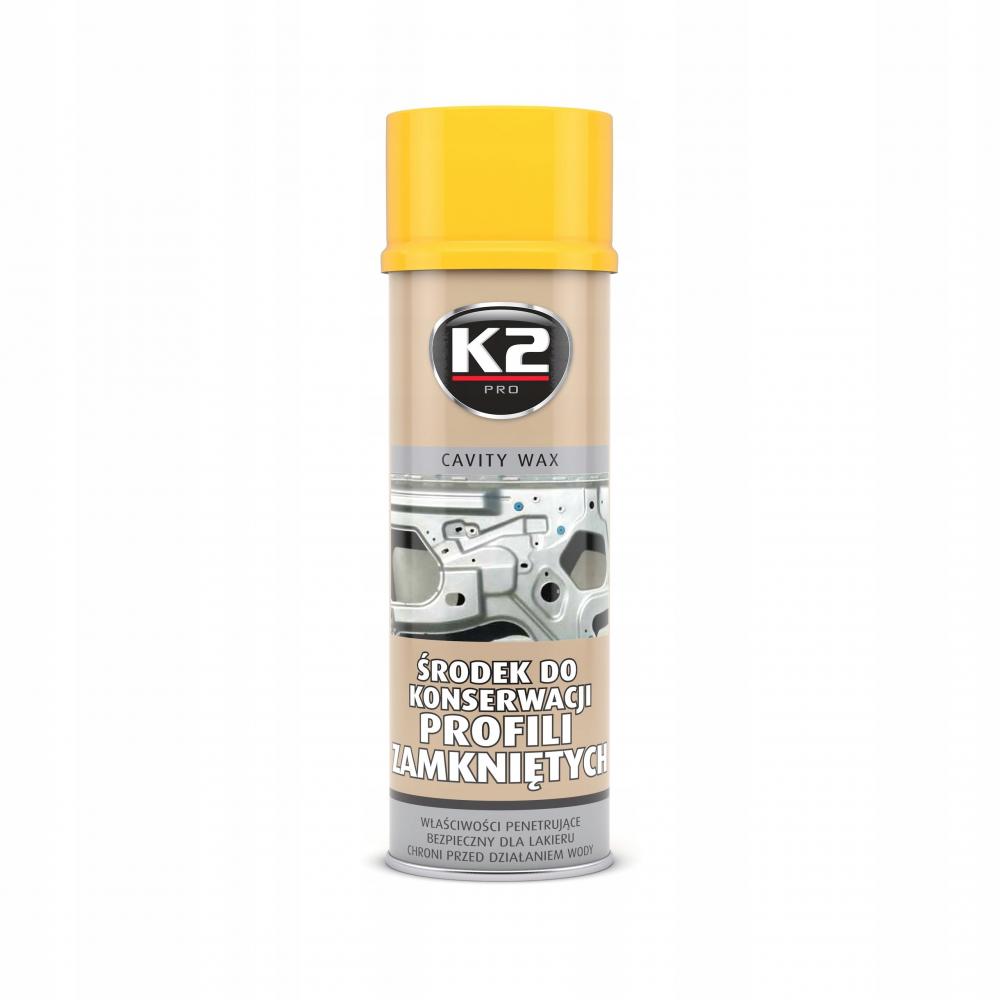 K2 środek spray sprey do konserwacji profili zamkniętych 500ml 3X0