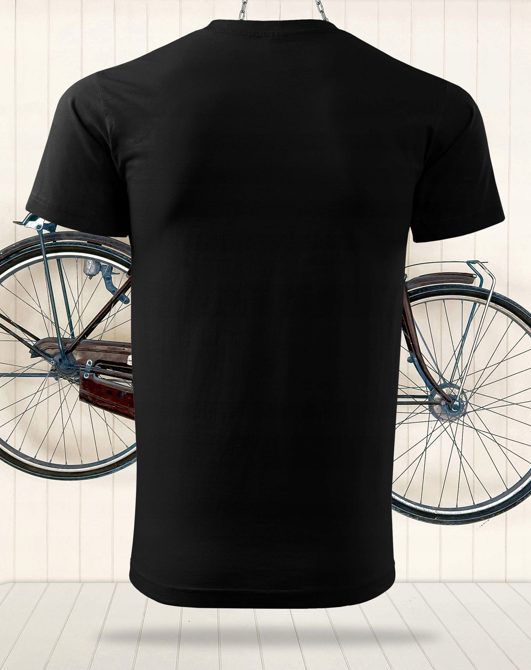 T-shirt z kolorowym logo KEEP CALM RIDE BICYCLE Rękaw krótki rękaw
