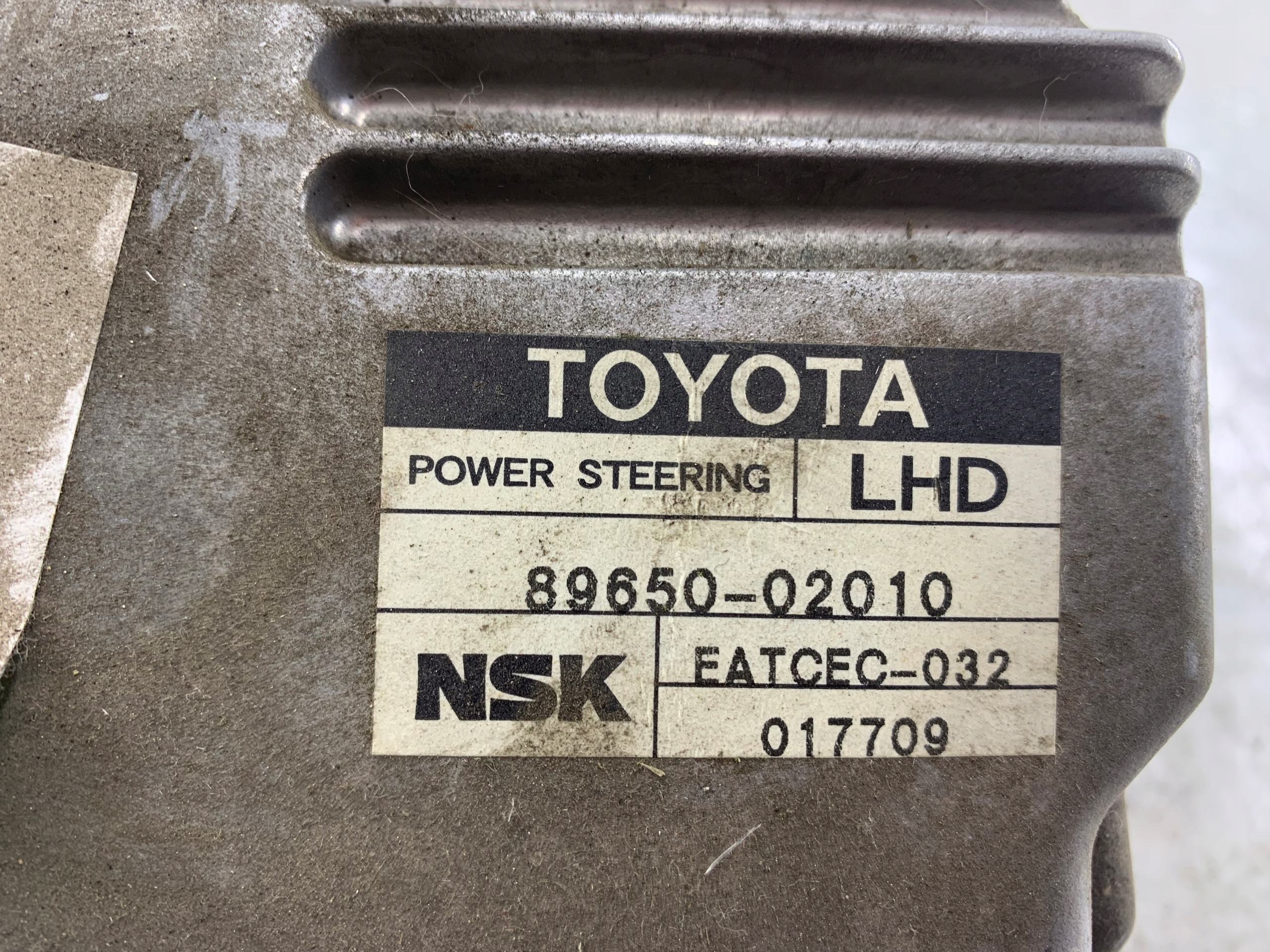 TOYOTA COROLLA E12 modulo Centralina SERVOSTERZO 89650-02010