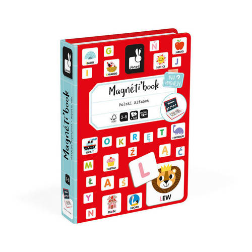 

Magnetyczna układanka Alfabet Pl Magnetibook Janod