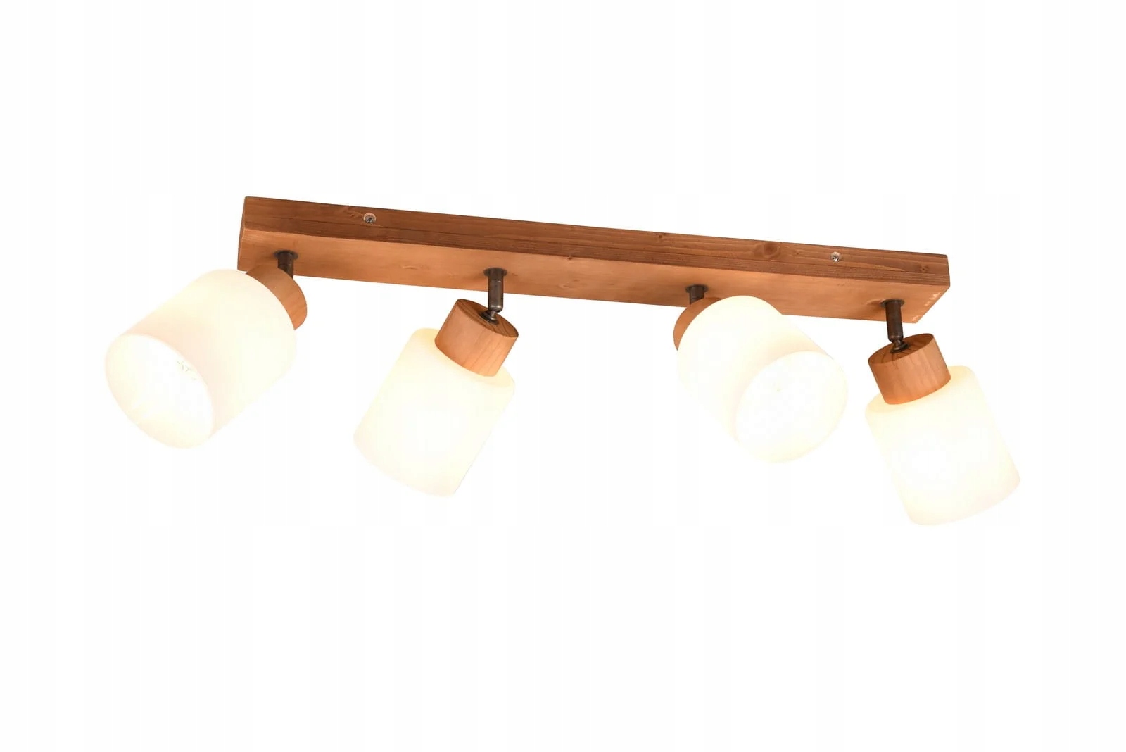 Reflektor Rl Assam hnedý 4xE14 60 cm Led stropný drevený