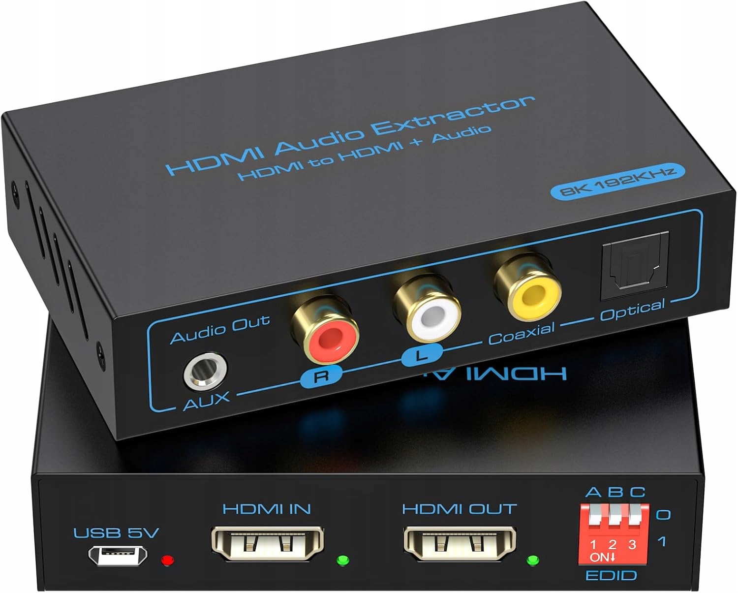 Optický rozbočovač Hdmi s funkciou extrakcie zvuku 8K/60 Hz